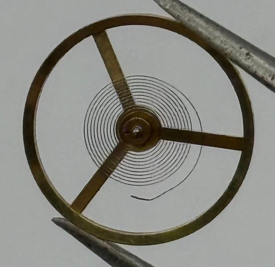 C 603 Balance Wheel Complete And Spring 10½’’’ Renata Watch Movement Parts NOS