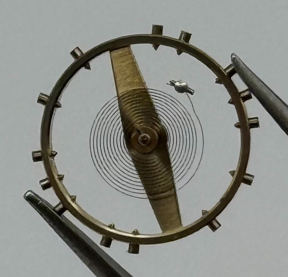 AS 1700-3 Balance Wheel Complete And Spring Renata 1165 Watch Movement Parts NOS