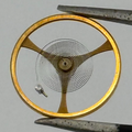 Peseux 7030 Inca Balance Wheel Complete And Spring Pour Watch Movement Parts NOS