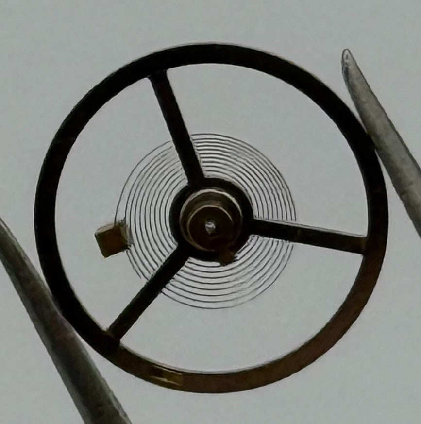 BFG 844 Balance Wheel Complete And Spring 10½’’’ 1667 Watch Movement Parts NOS
