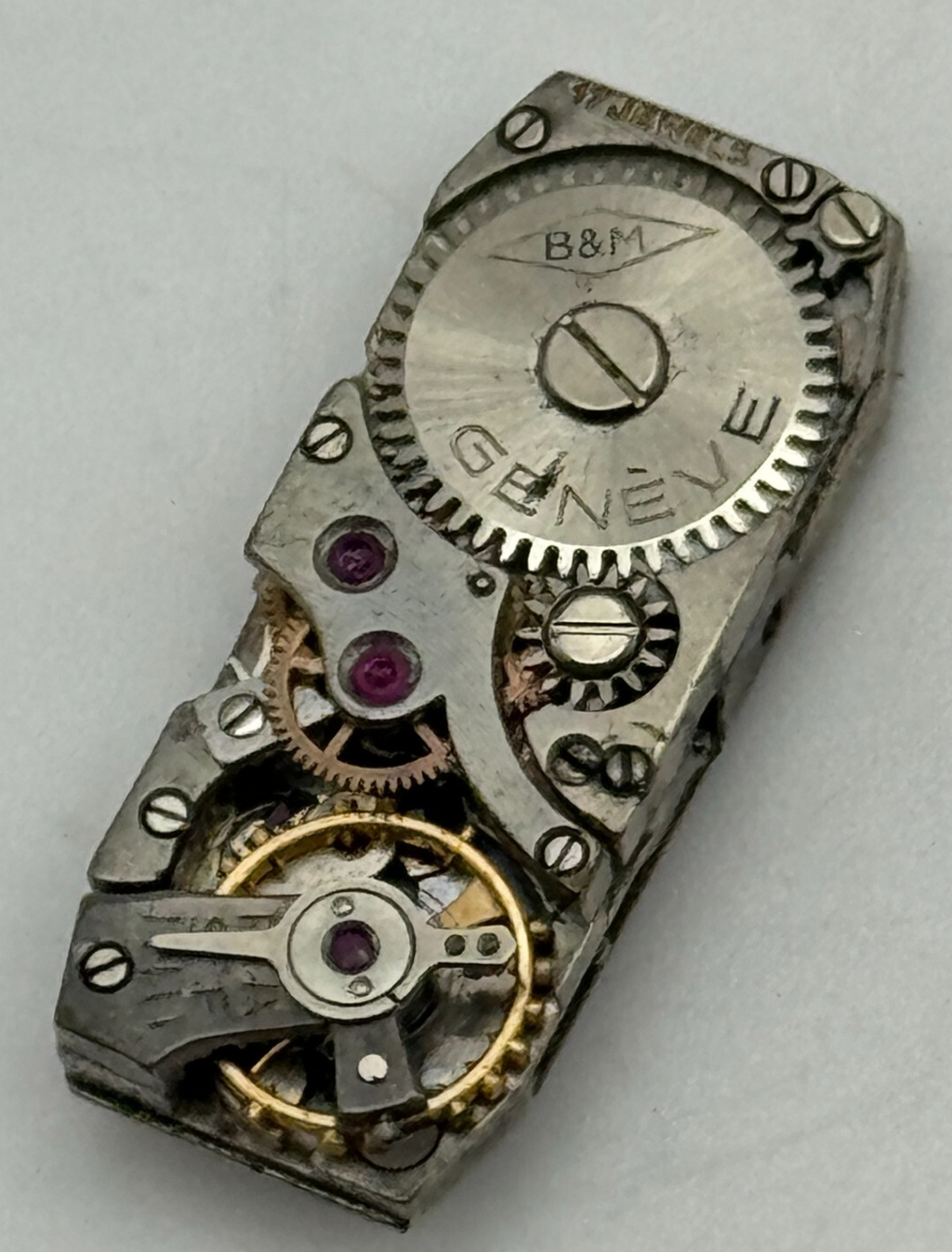 FHF Watch Movement Baume Mercier B&M Ladies Manual Wind Swiss Vintage Parts 9mm 