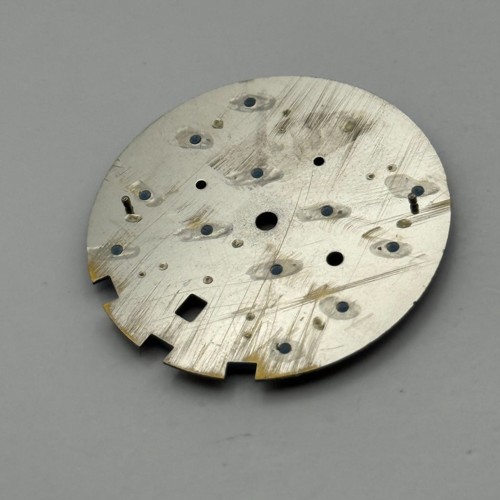 Seiko 7T92-0KE0 Watch Dial Chronograph 100M Blue Japan Spare Parts Repair 30.9mm