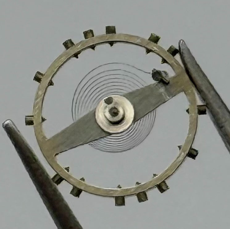 MST 367 Balance Wheel Complete And Spring 8¾’’’ 260 Watch Movement Parts NOS