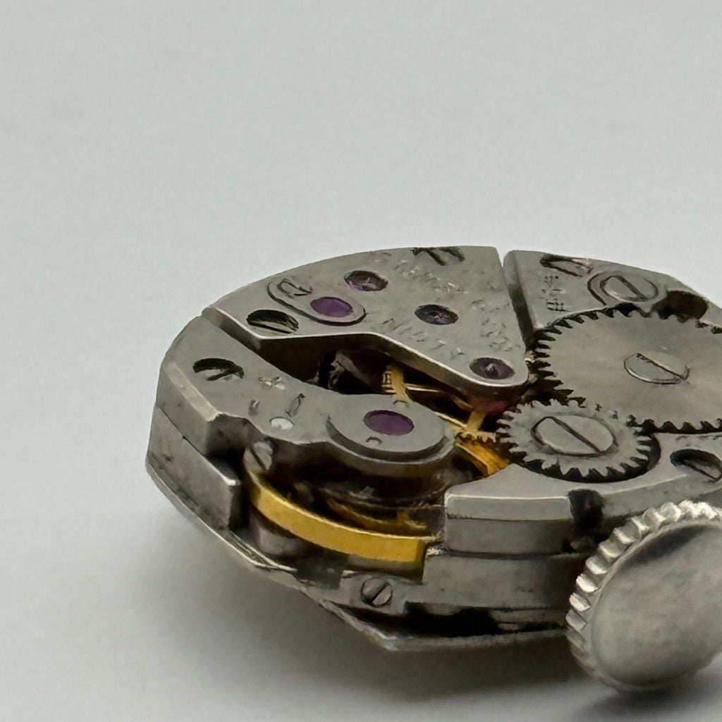 Elgin 832 Watch Movement 19 Jewels American Manual Wind Parts Repair 12.4mm