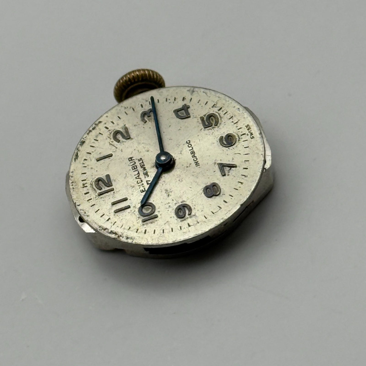 FHF 69 Watch Movement Running Excalibur Swiss Manual Wind Parts Repair 15.3mm