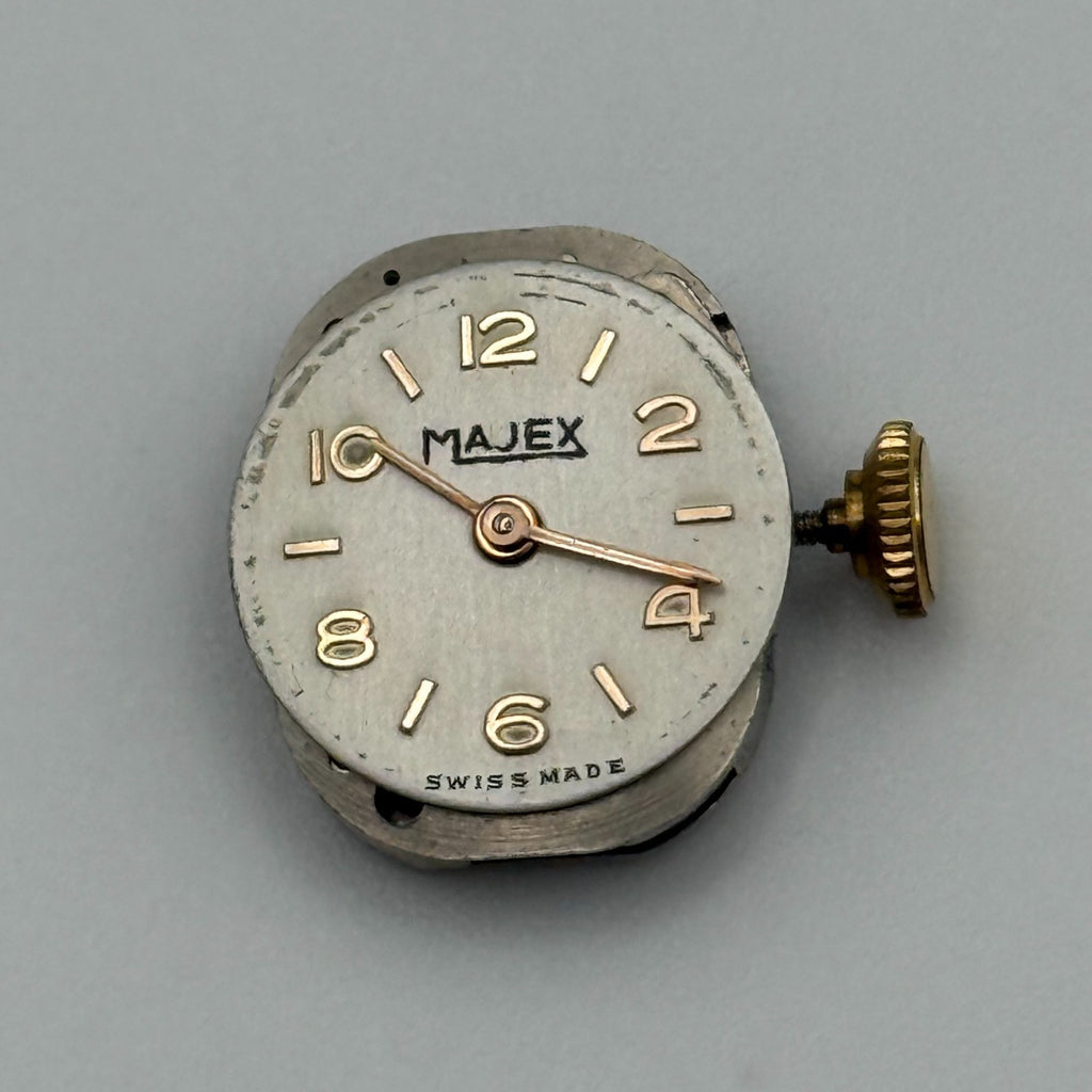 AR Enicar 680 Watch Movement - Majex - Running - For Parts / Repair