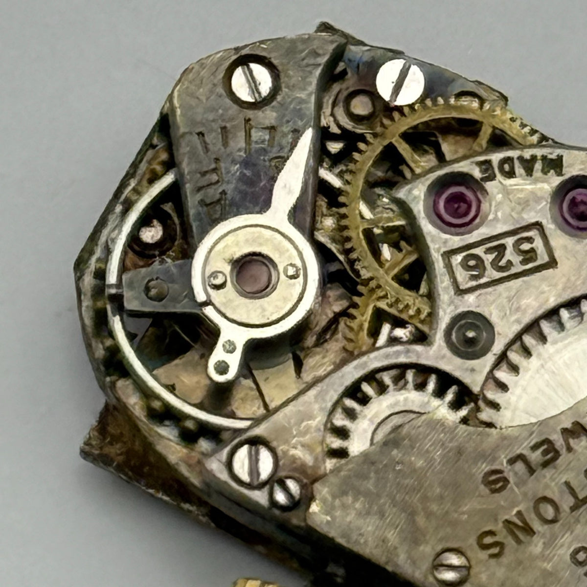 Bravingtons 526 Watch Movement 15 Jewels Swiss Manual Wind Parts Repair 12.7mm