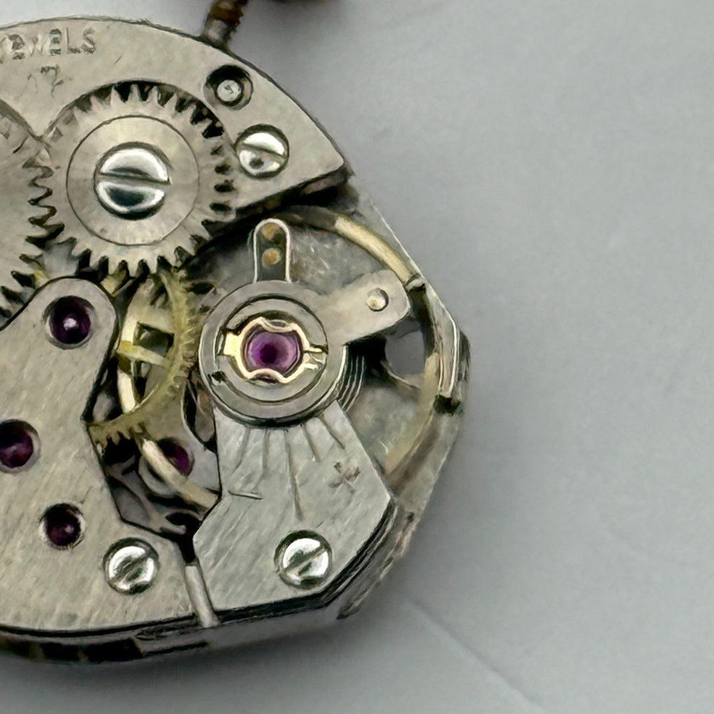 FEF 6662 Watch Movement Avia 17 Jewels Swiss Manual Wind Parts Repair 15.3mm