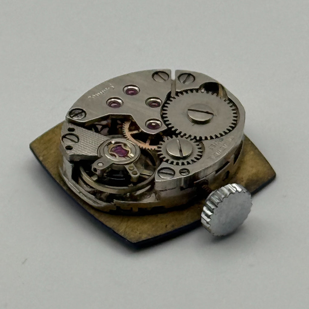 Stone Dial Watch Movement SGT Sandoz Ladies 17 Jewels Manual Wind Parts 12.7mm