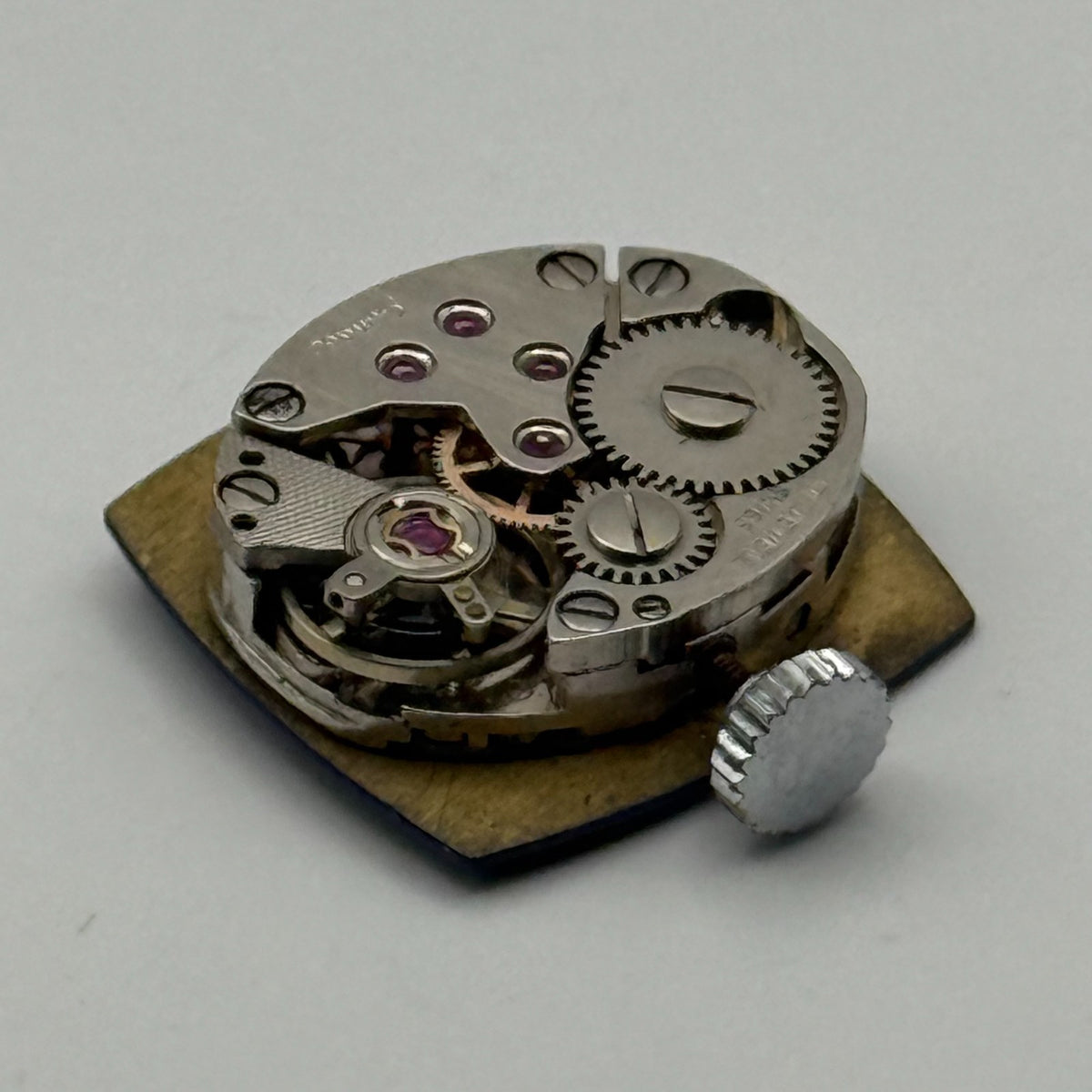 Stone Dial Watch Movement SGT Sandoz Ladies 17 Jewels Manual Wind Parts 12.7mm