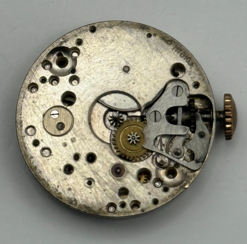 FHF Patent 117810 Watch Movement 15 Jewels Swiss Vintage Parts Repair 21.7mm
