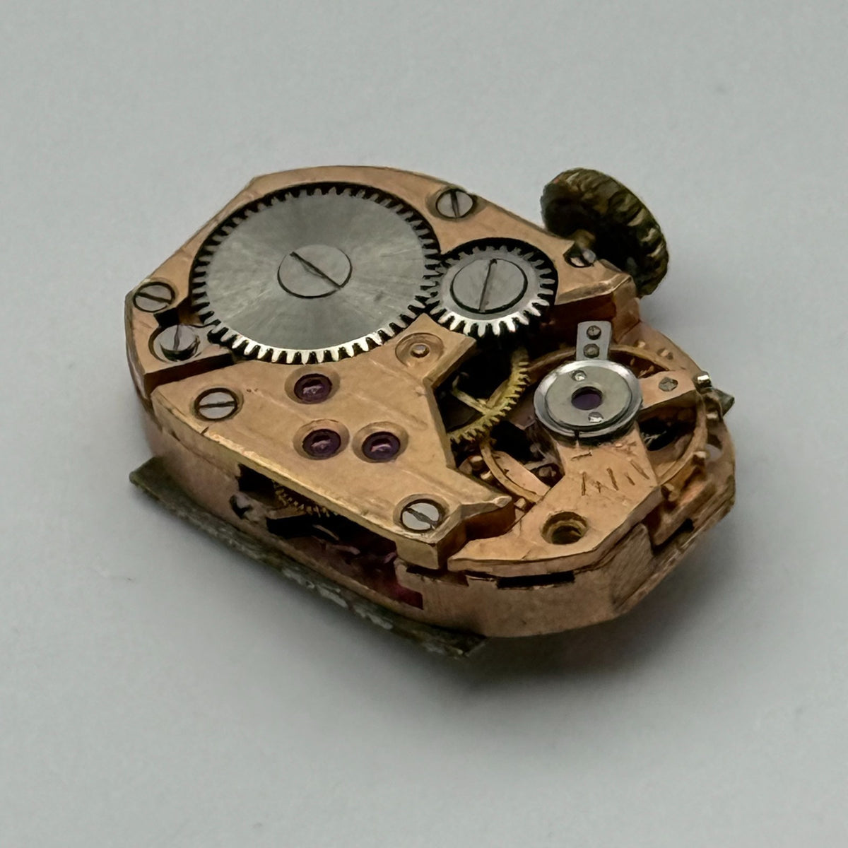 Hyppolyte Parrenin 25 Watch Movement Elco Swiss Manual Wind Parts Repair 12.7mm