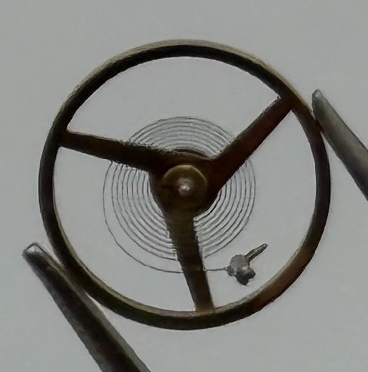 FHF 34-21 Balance Wheel Complete And Spring Renata 1640 Watch Movement Parts NOS