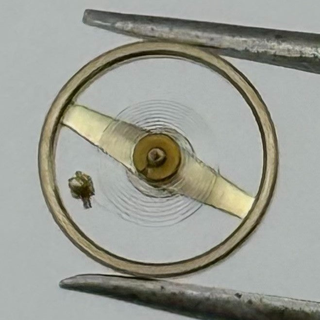 Ebosa 86 87 Balance Wheel Complete And Spring 8¾’’’ 1249 Watch Movement Parts