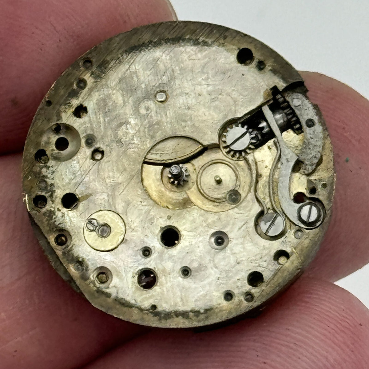 Cal 8028 Watch Movement Unidentified Manual Wind Swiss Vintage Parts 23.6mm