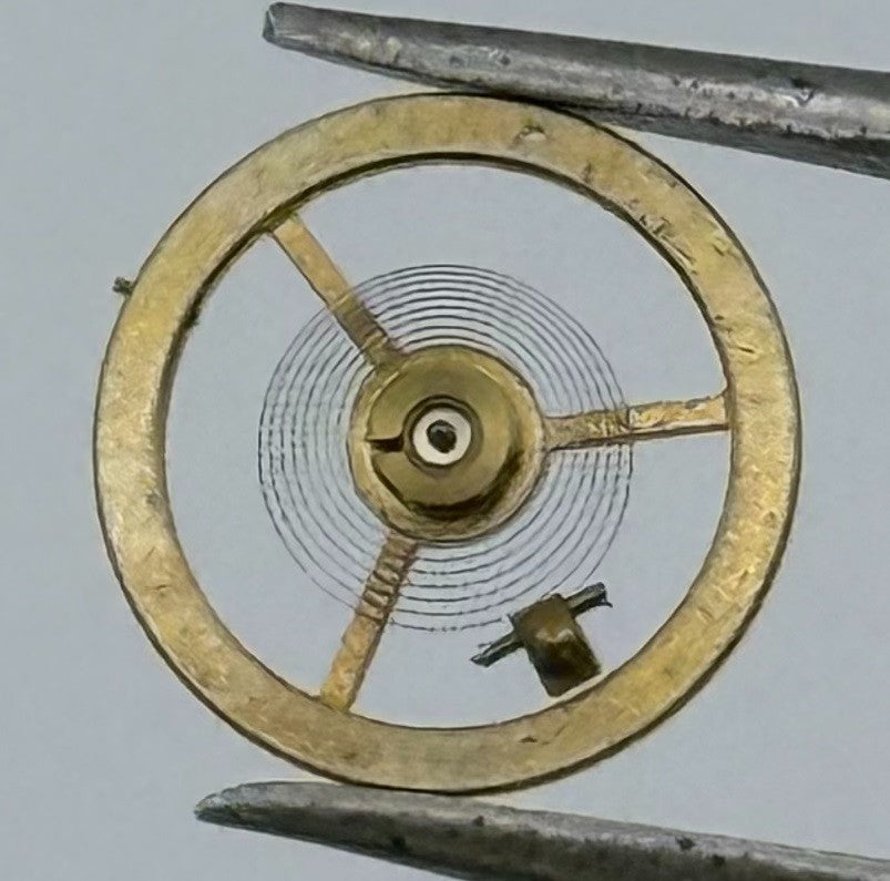 Lanco 5106 Balance Wheel Complete And Spring 5¼’’’ 621 Watch Movement Parts NOS