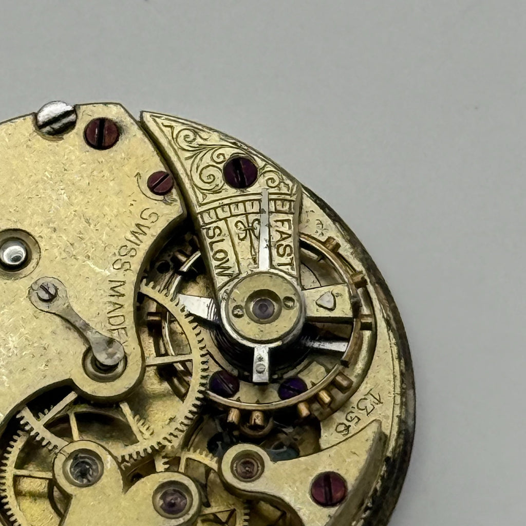 Longines 13.56 Watch Movement - Antique - For Parts / Repair - 30.3mm