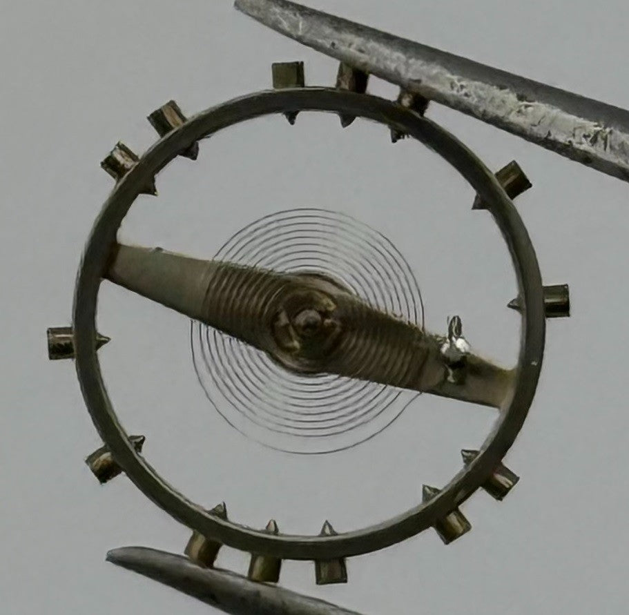 AS 984 Balance Wheel Complete And Spring 10½’’’ 30 M Watch Movement Parts NOS