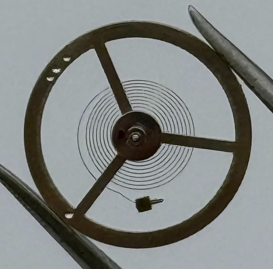 Ebosa 65 Balance Wheel Complete And Spring 12 1/2’’’ 942 Watch Movement Parts