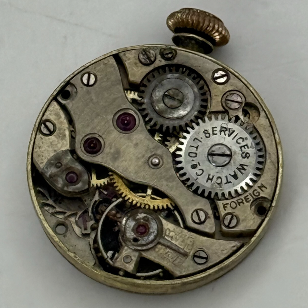 Services Watch Co LTD Cal 235.10 Manual Wind Watch Movement Vintage PARTS 17.8mm