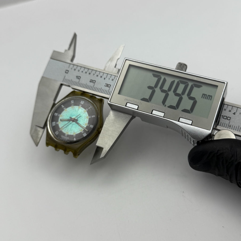 33mm Vintage 1992 Swatch Screw Driver 24 Hour Quartz Watch UNTESTED PARTS REPAIR