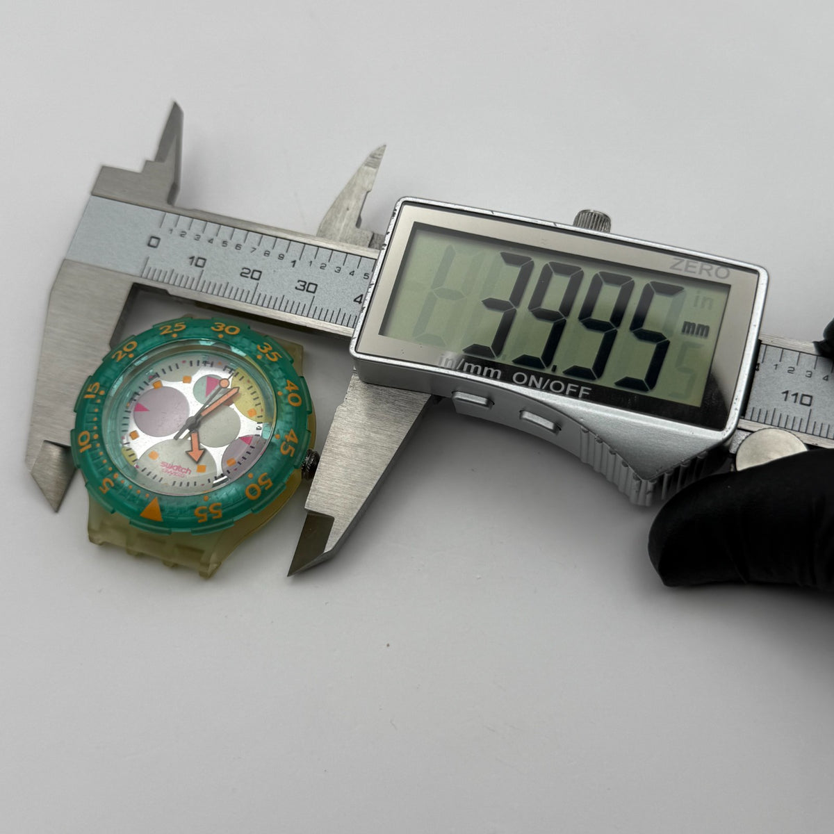 Vintage Swatch Scuba 200 Watch SDK105 Sea Grapes 1992 ETA Quartz 40mm Parts