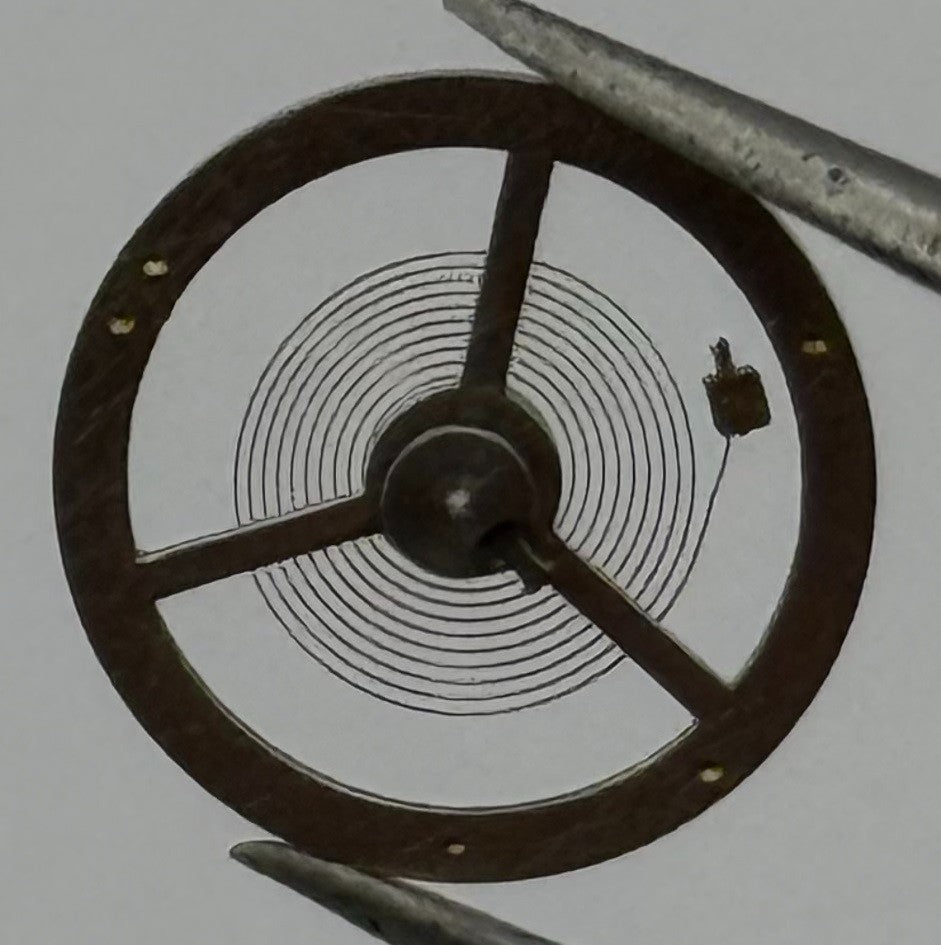 Brac 190 Balance Wheel Complete And Spring Renata 862 Watch Movement Parts NOS