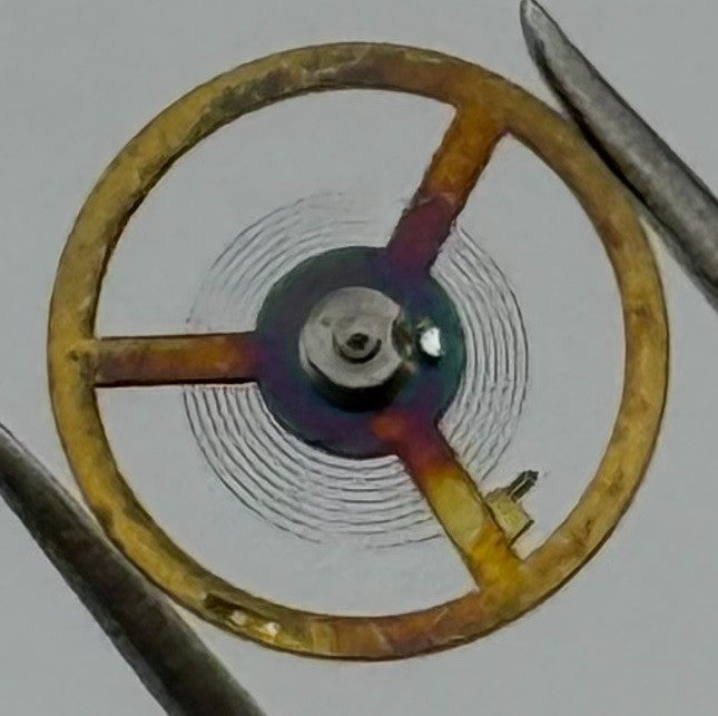 Rego 311 Balance Wheel Complete And Spring 8¾’’’ 706 Watch Movement Parts NOS