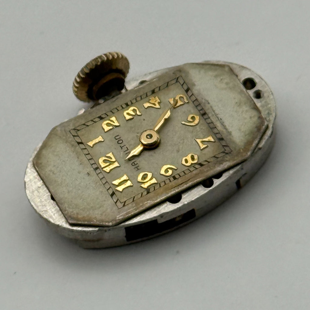 Hamilton 995A Watch Movement 17 Jewels USA Manual Wind Parts Repair 12.6mm
