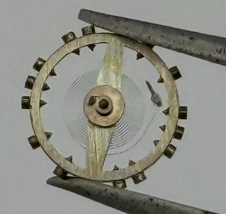 Femga 45 Balance Wheel Complete And Spring 5½’’’ 1006 M Watch Movement Parts NOS