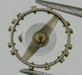 FEF 370 Balance Wheel Complete And Spring 6¾ x8’’’ 2947 Watch Movement Parts NOS