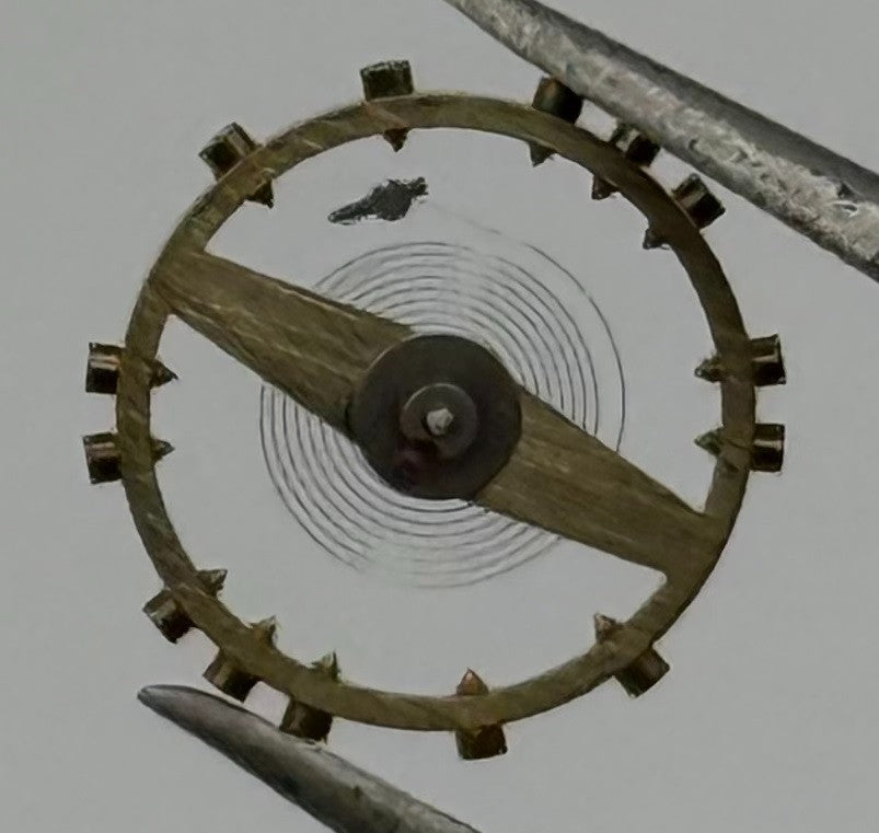 FHF 75 Balance Wheel Complete And Spring 5¼’’’ Renata 203 M Watch Movement Parts