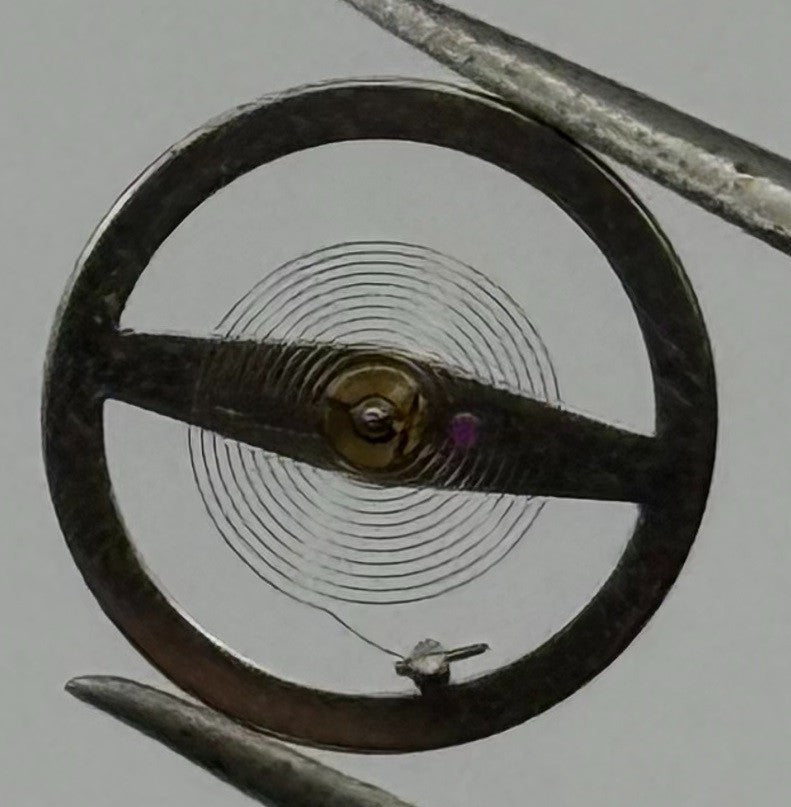 Lorsa 651 Balance Wheel Complete And Spring Renata 612 Watch Movement Parts NOS
