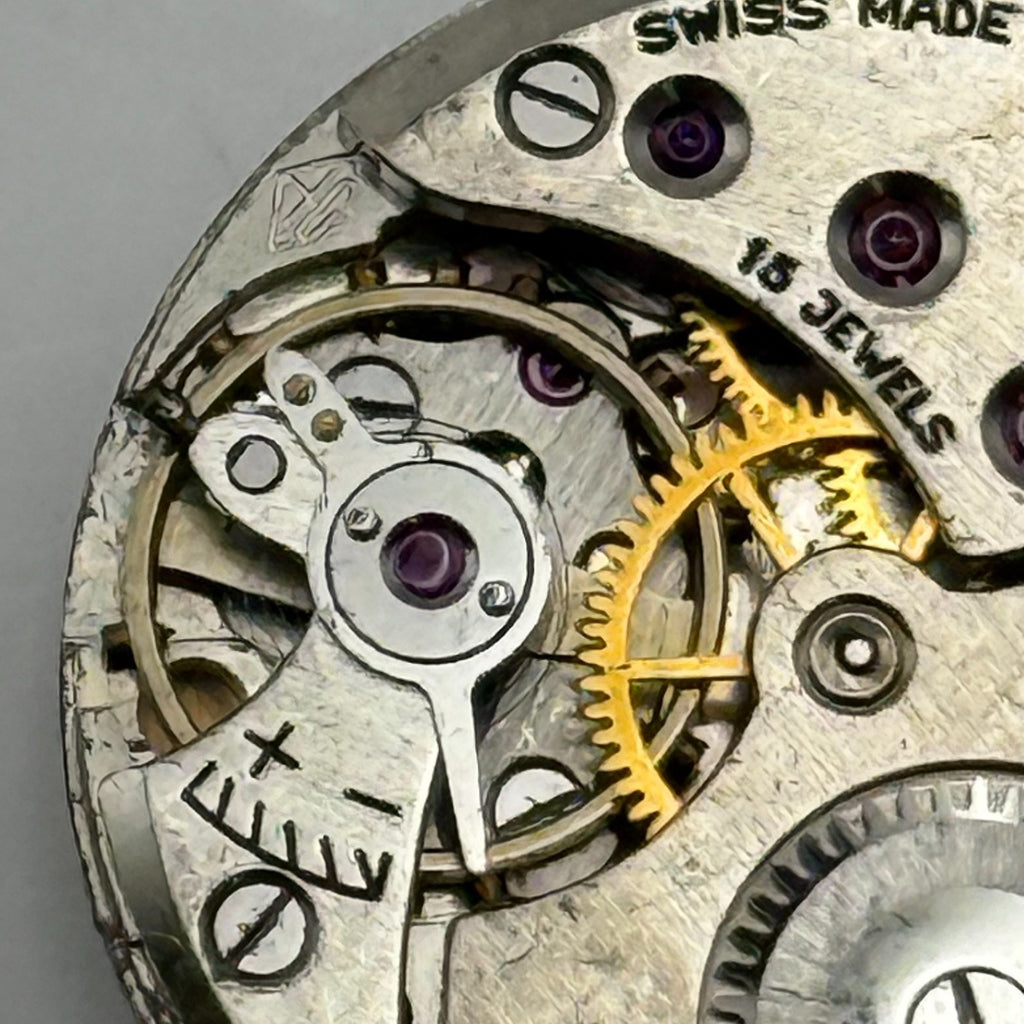 Revue 78 Watch Movement Limit 15 Jewels Swiss Manual Wind Parts Repair 19.7mm