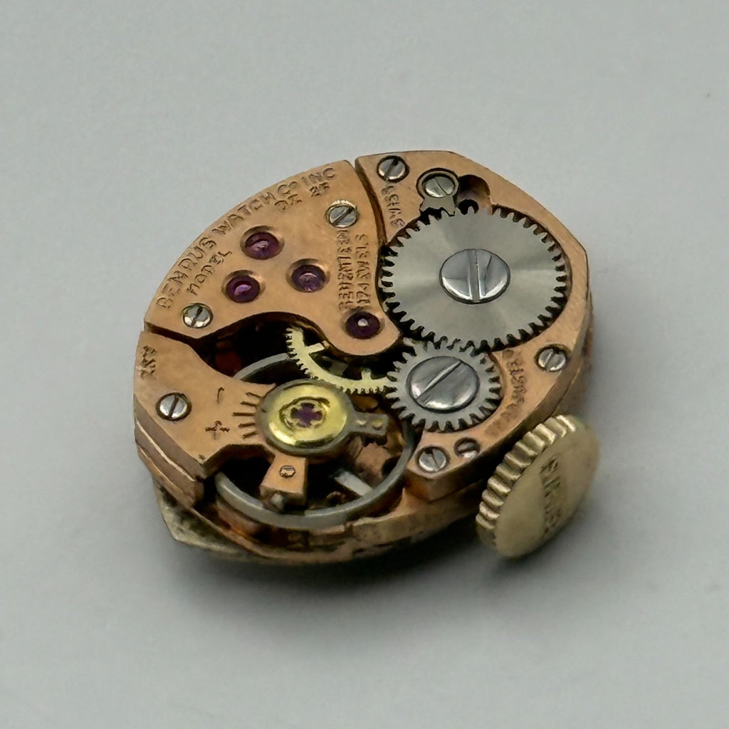 AS 1491 Watch Movement Running A. Schild Benrus DZ 2F Swiss 17 Jewels Parts 13mm