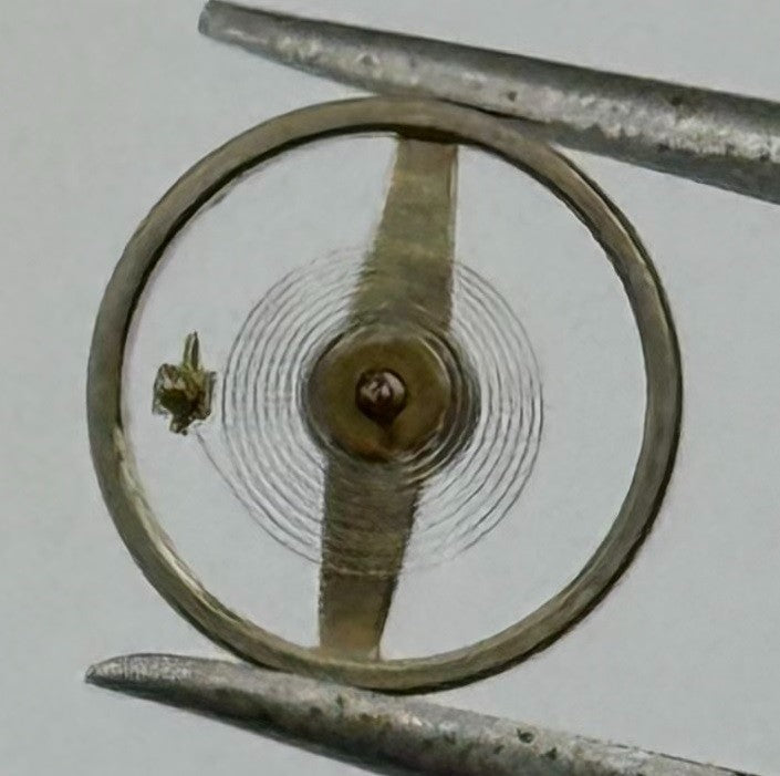 Ebosa 86 87 Balance Wheel Complete And Spring 8¾’’’ 1249 Watch Movement Parts