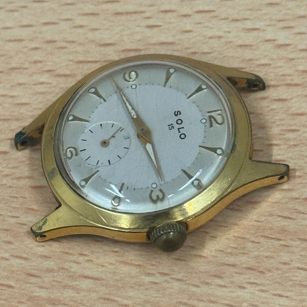 Solo Military Style Vintage Men's Watch - Made In France - Dustproof - Spares
