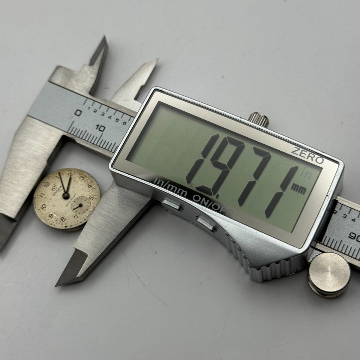 Cyma R424 Watch Movement Cymaflex 17J Swiss Manual Wind Parts Repair 19.7mm