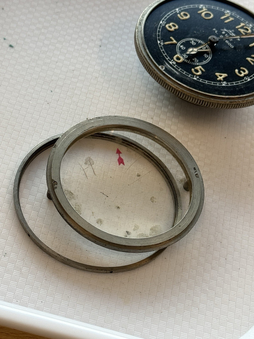 WW2 Junghans Luftwaffe Cockpit Clock 8 Tage FL 22600 German Aircraft Very Rare