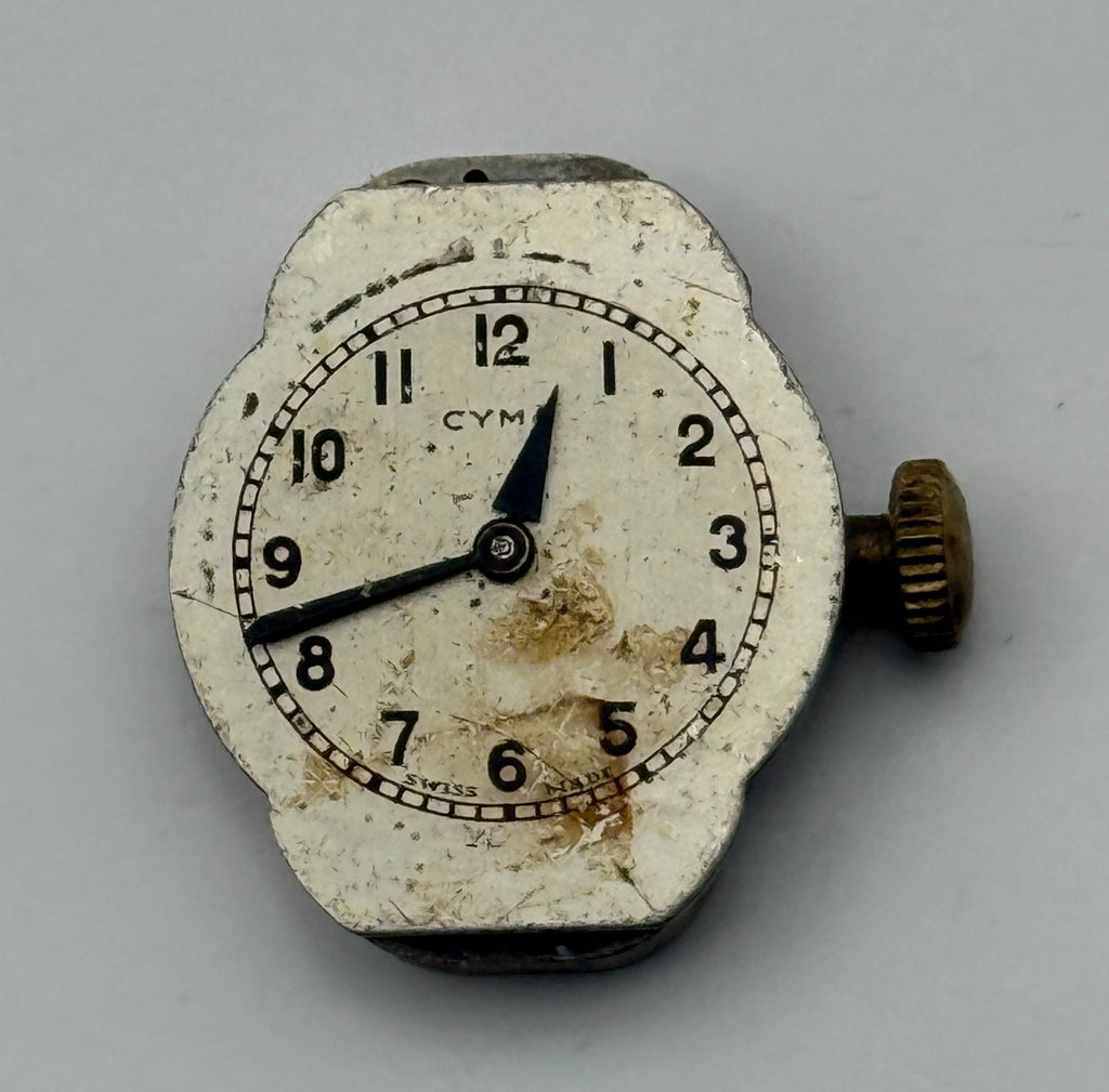 Cyma Watch Movement Ladies 15 Jewels Swiss Manual Wind Parts Repair 12.5mm