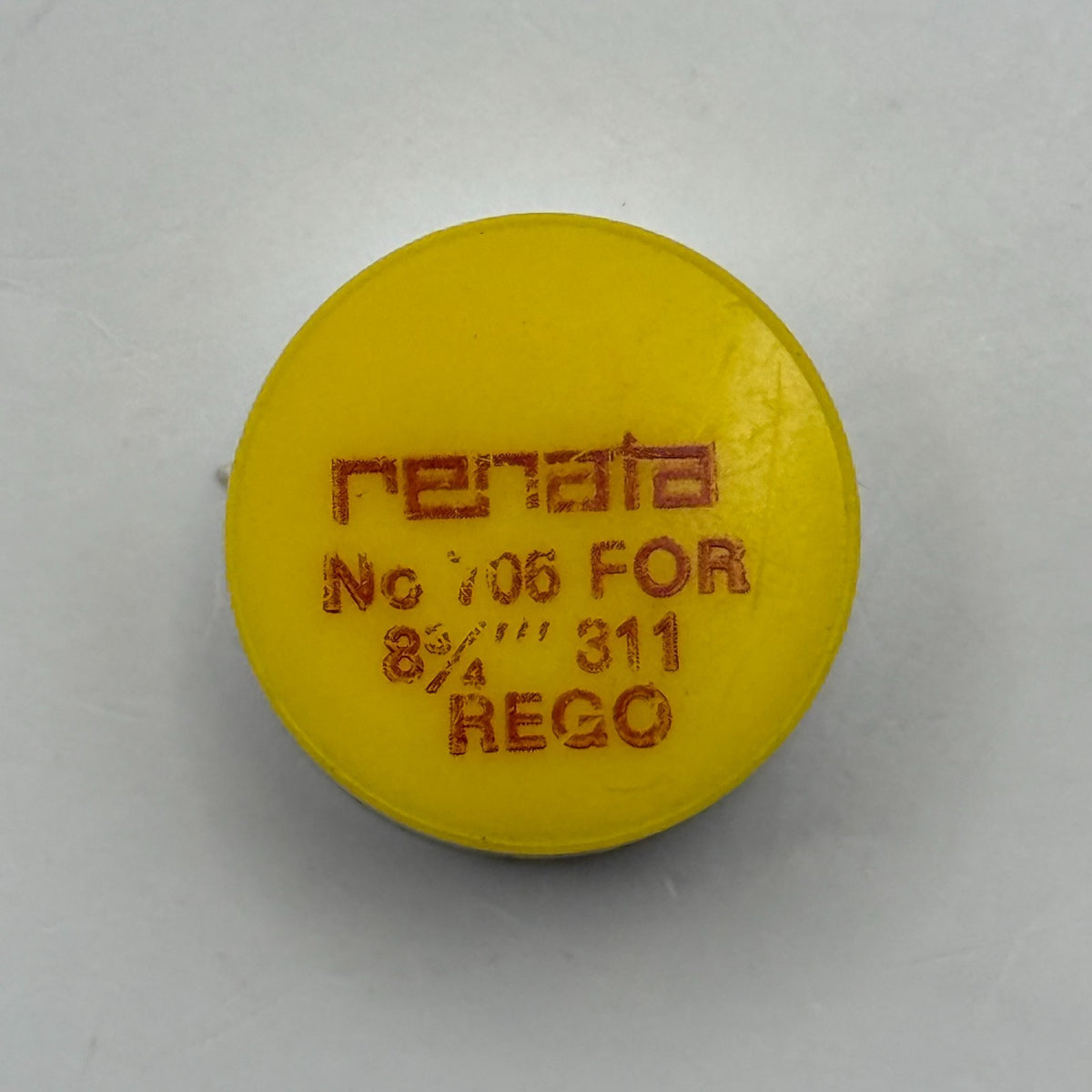 Rego 311 Balance Wheel Complete And Spring 8¾’’’ Renata 706 Watch Movement Parts