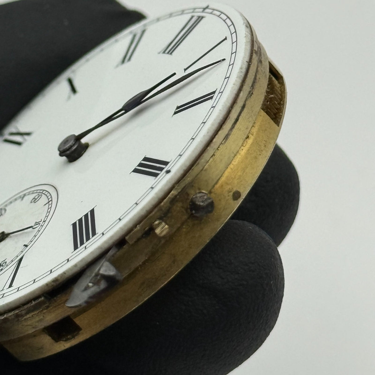Longines Pocket Watch Movement Antique Hunter Sub Seconds Parts Repair 40.1mm
