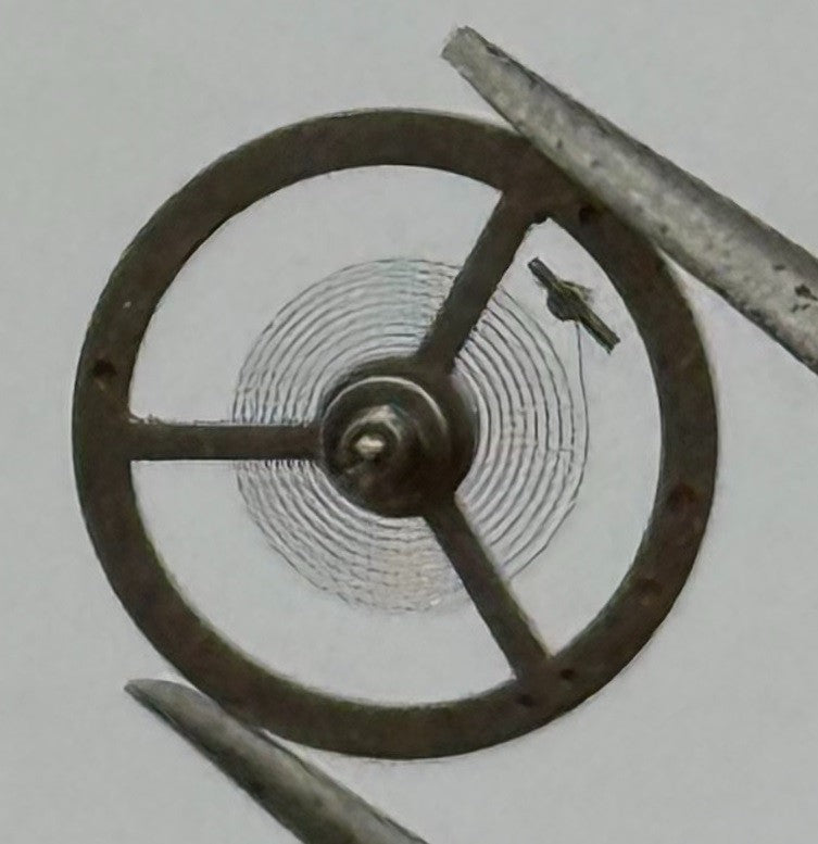 EB 1297 Balance Wheel Complete And Spring 5¼’’’ 201 Watch Movement Parts NOS