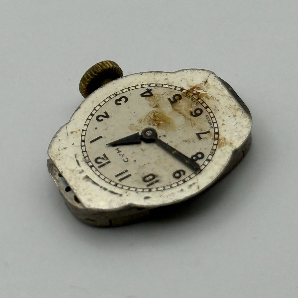 Cyma Watch Movement Ladies 15 Jewels Swiss Manual Wind Parts Repair 12.5mm