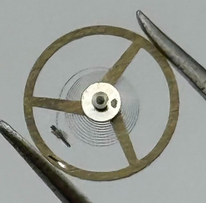 FEF 6620 Balance Wheel Complete And Spring 5½’’’ 1450 M Watch Movement Parts NOS