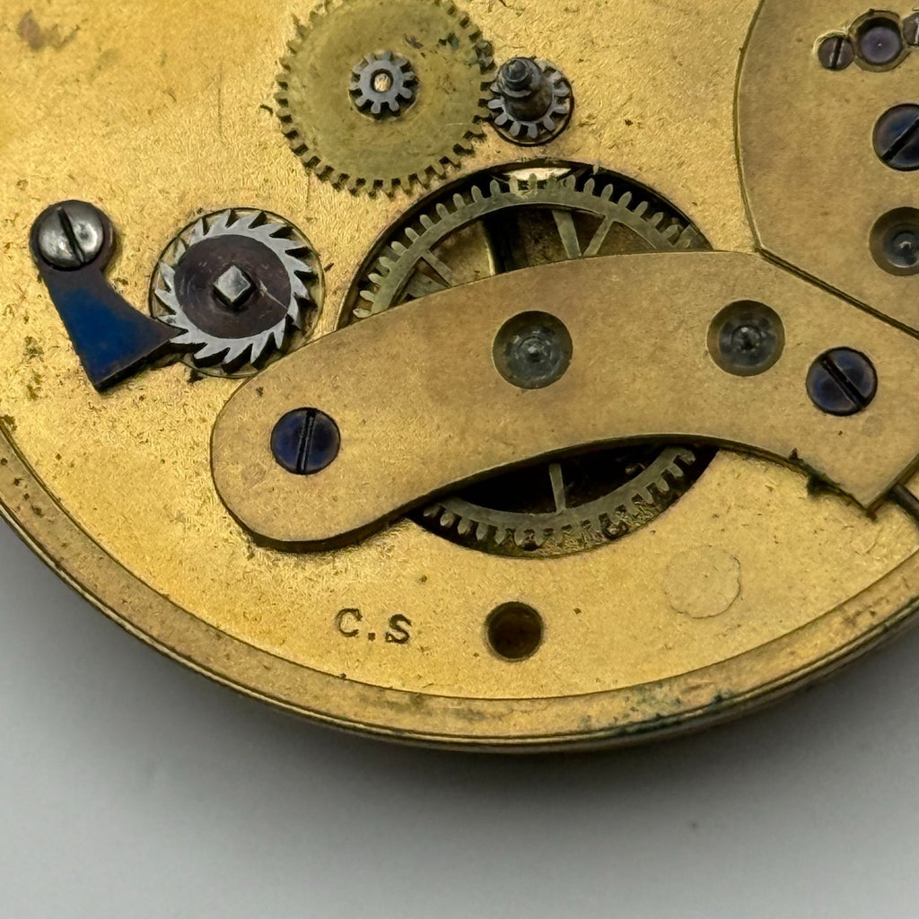 Thomas Blundell Liverpool Pocket Watch Movement - Lever - Running / Parts 42.7mm
