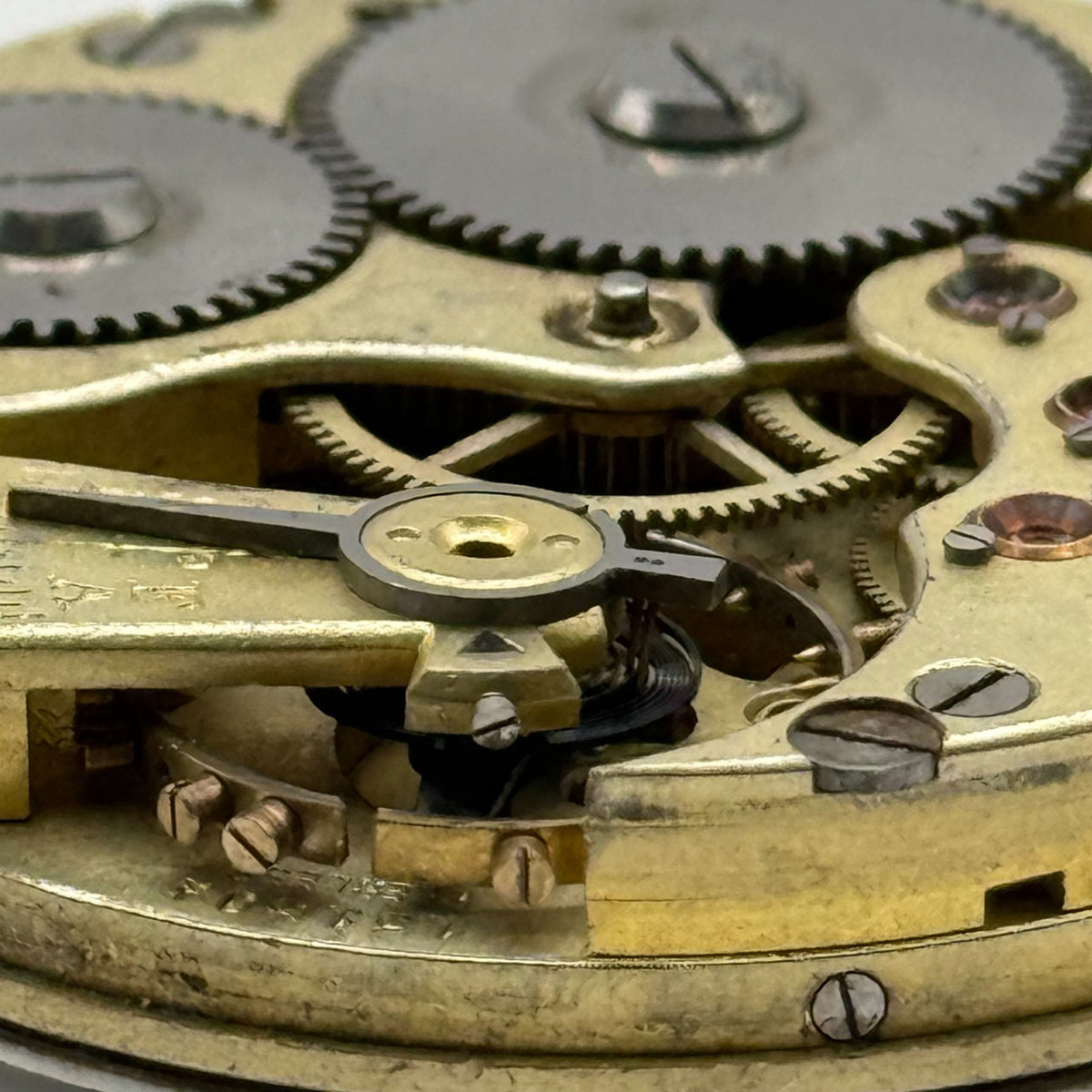 IWC Peerless Pocket Watch Movement Open Face High Grade S&Co Parts 39.7mm