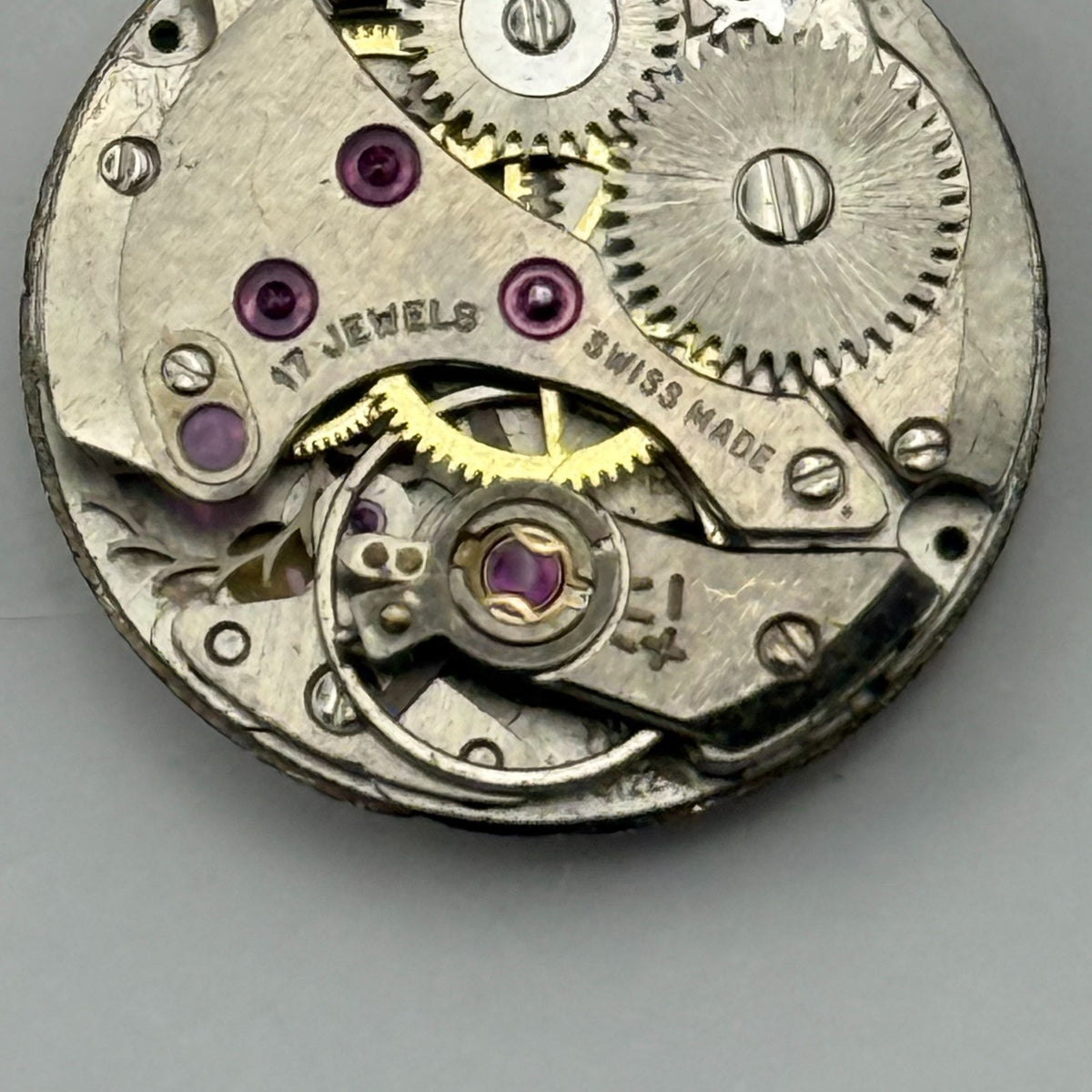 Felsa 4122 Watch Movement Garrard 17Jewels Swiss Manual Wind Parts Repair 17.5mm