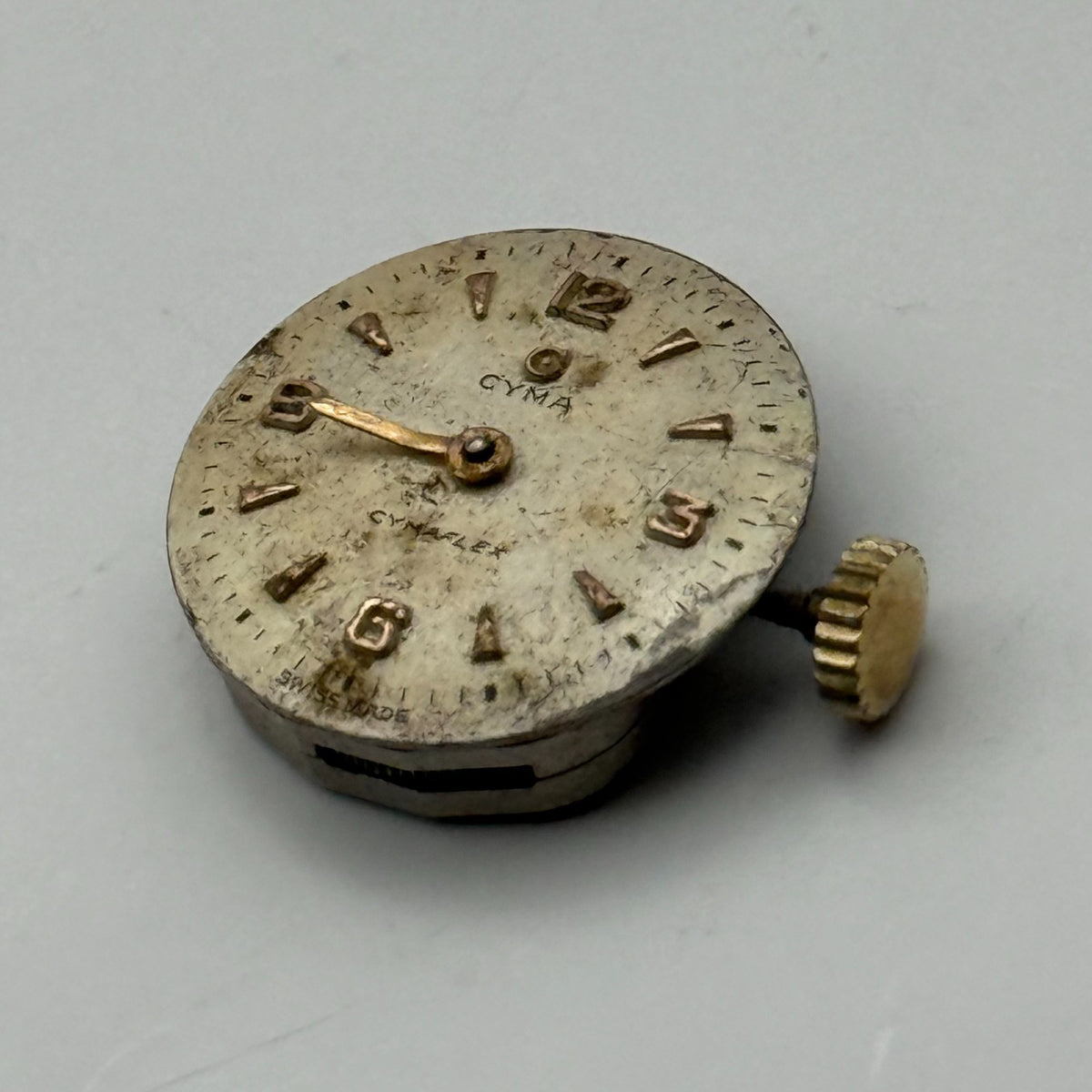 Cyma R434K Watch Movement Cymaflex 17 Jewels Swiss Manual Wind Parts 11.5mm