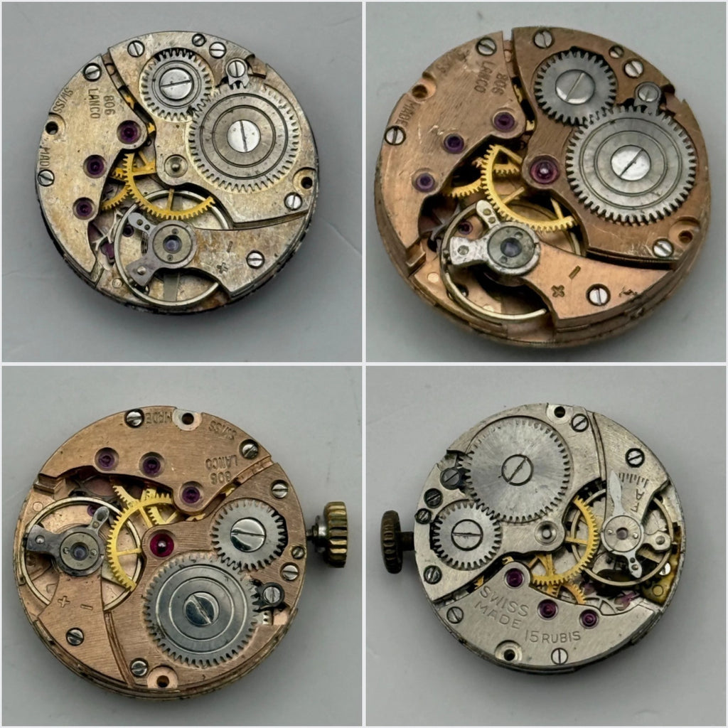 Lanco 806 Watch Movement - For Parts / Repair - Select From Available Options